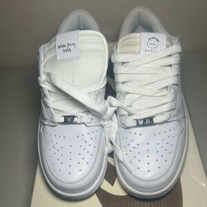 White High-Top Sneakers